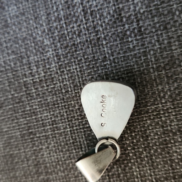 NWOT Native American Navajo Sonoran Gold Turquoise Pendant  💚💛🤎 - Picture 5 of 10